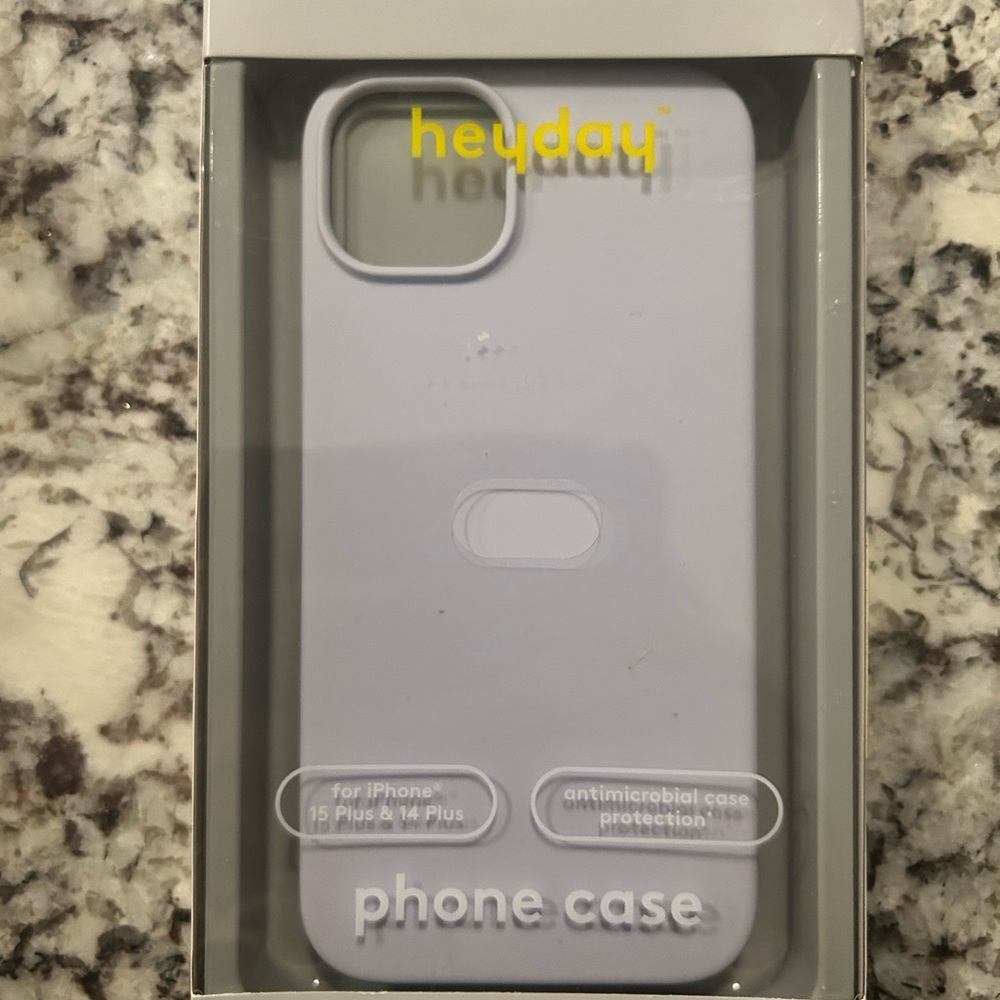Heyday Light Purple Phone Case for iPhone 15 Plus & 14 Plus